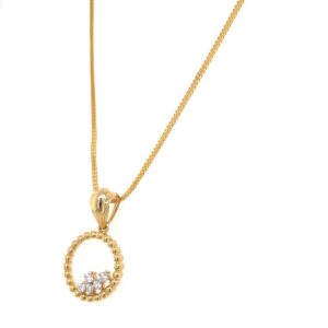 Little stars diamond pendant