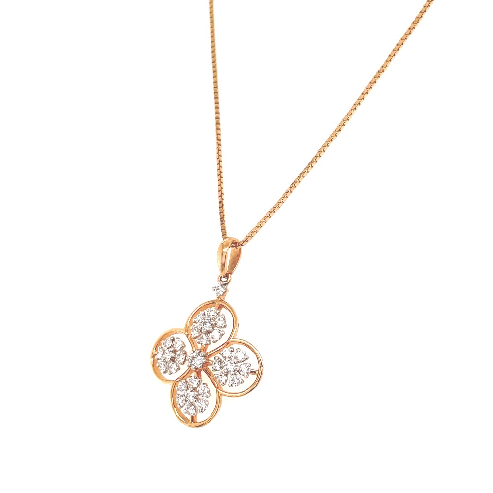 Flawless diamond pendant