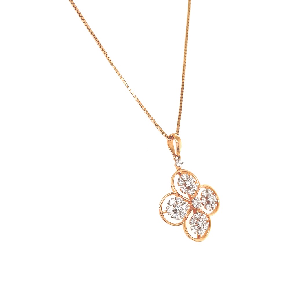 Flawless diamond pendant