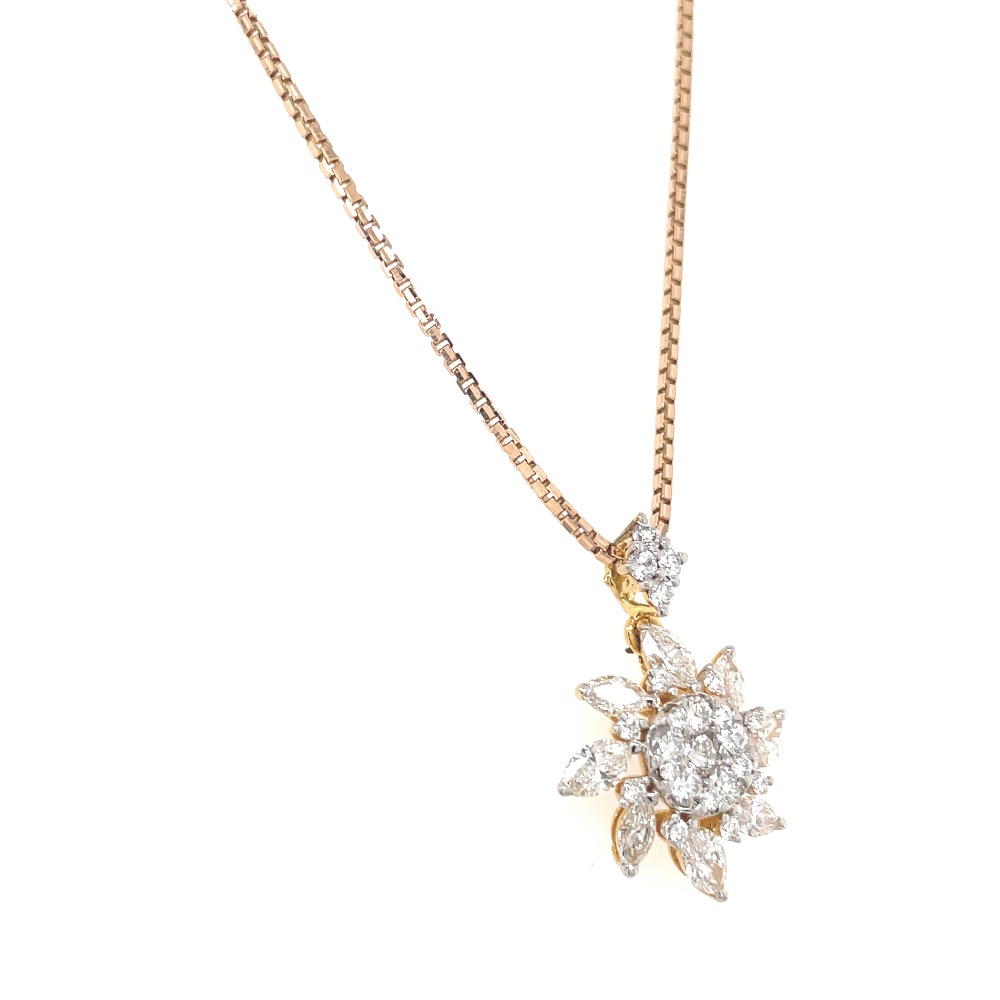 Pretty floral pendant