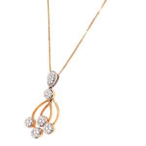 Glittering diamond pendant