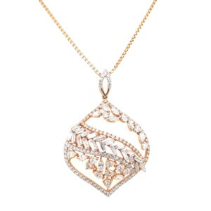 Admirable diamond pendant