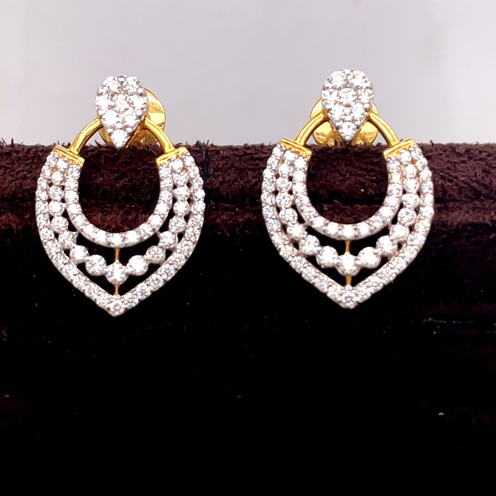 Elegant diamond earrings
