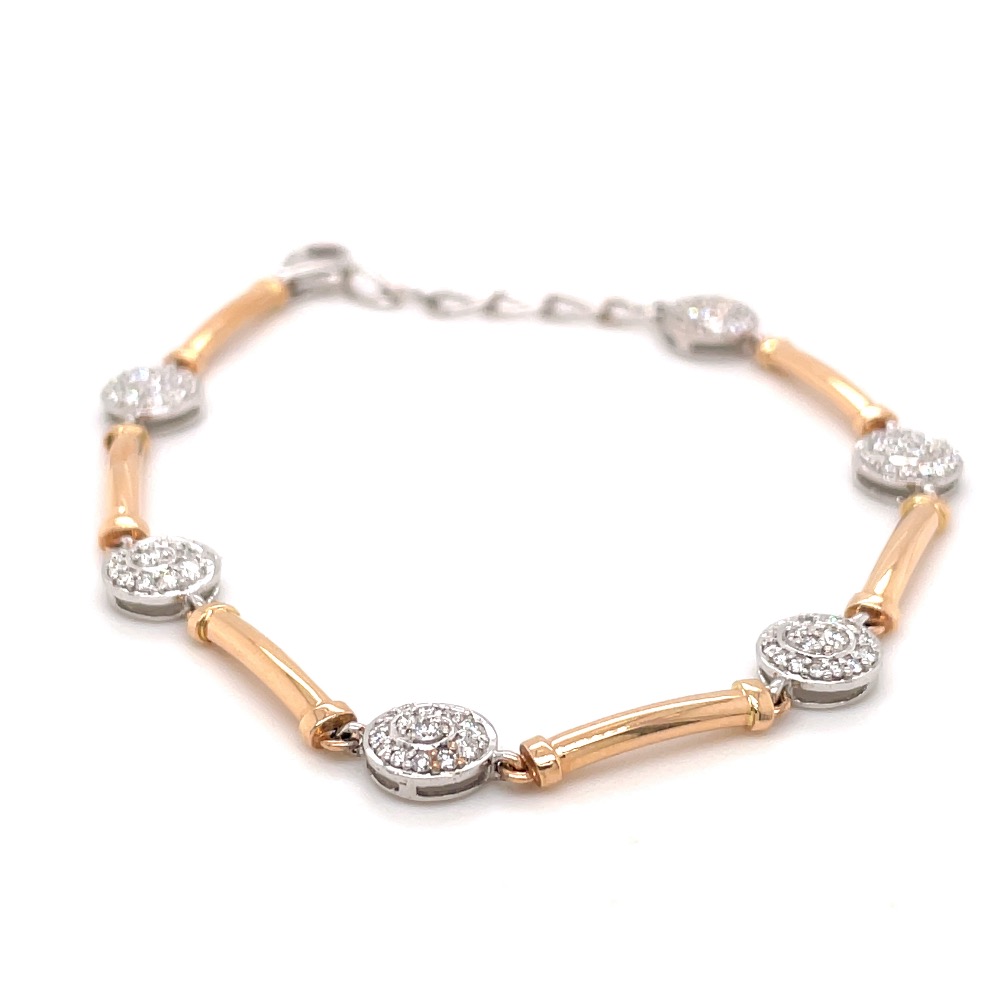 Eye catching diamond bracelet