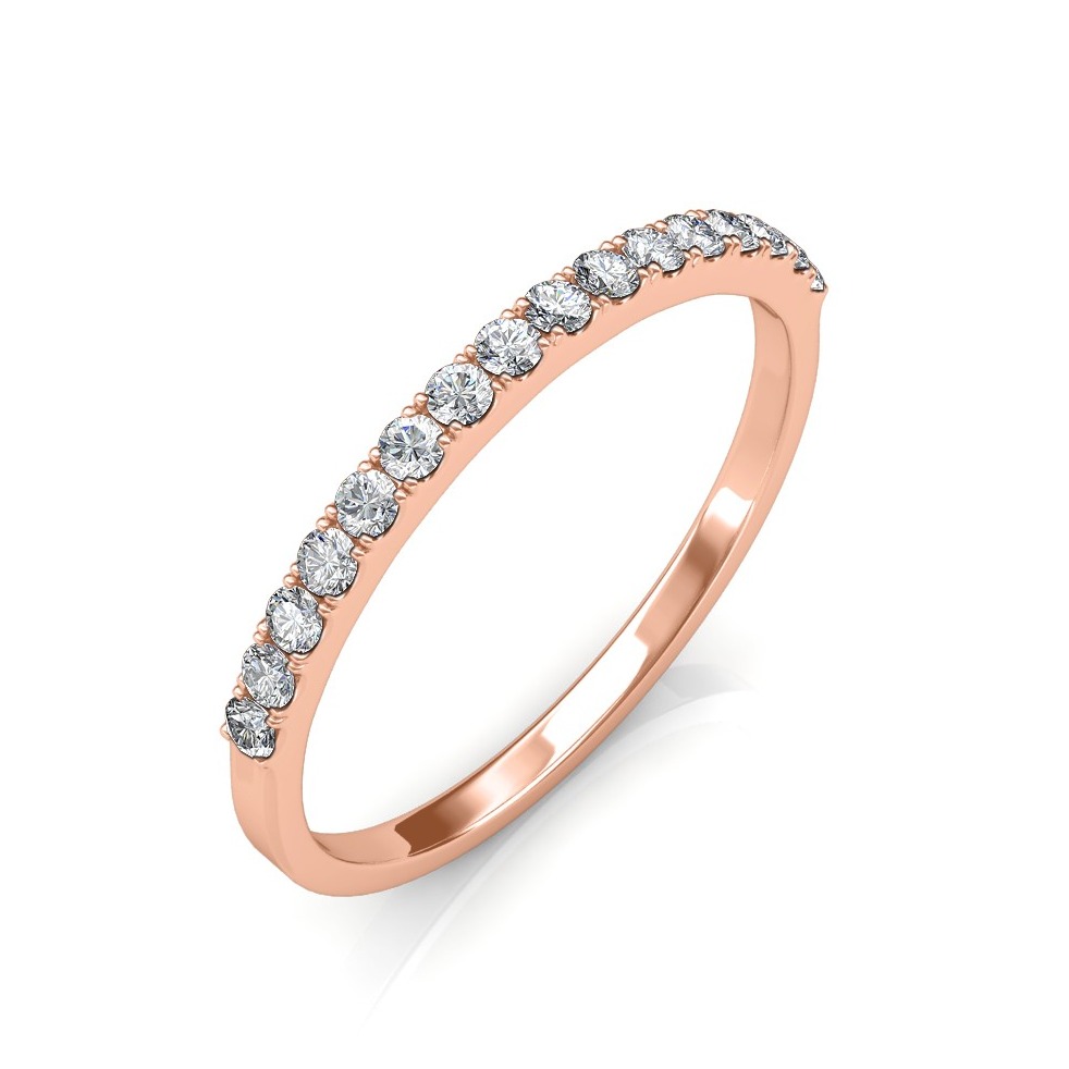 Rose Gold Diamond Eternity Ring