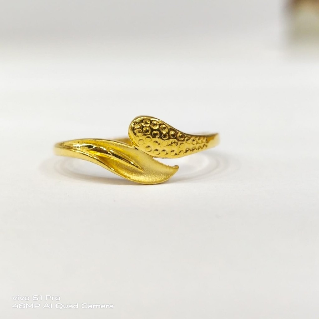 916 HM CERTIFIED GOLD FANCY PLANE LADIES RING