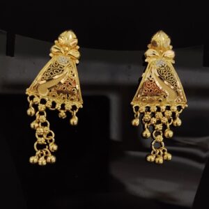 Fancy Gold Ladies Earrings