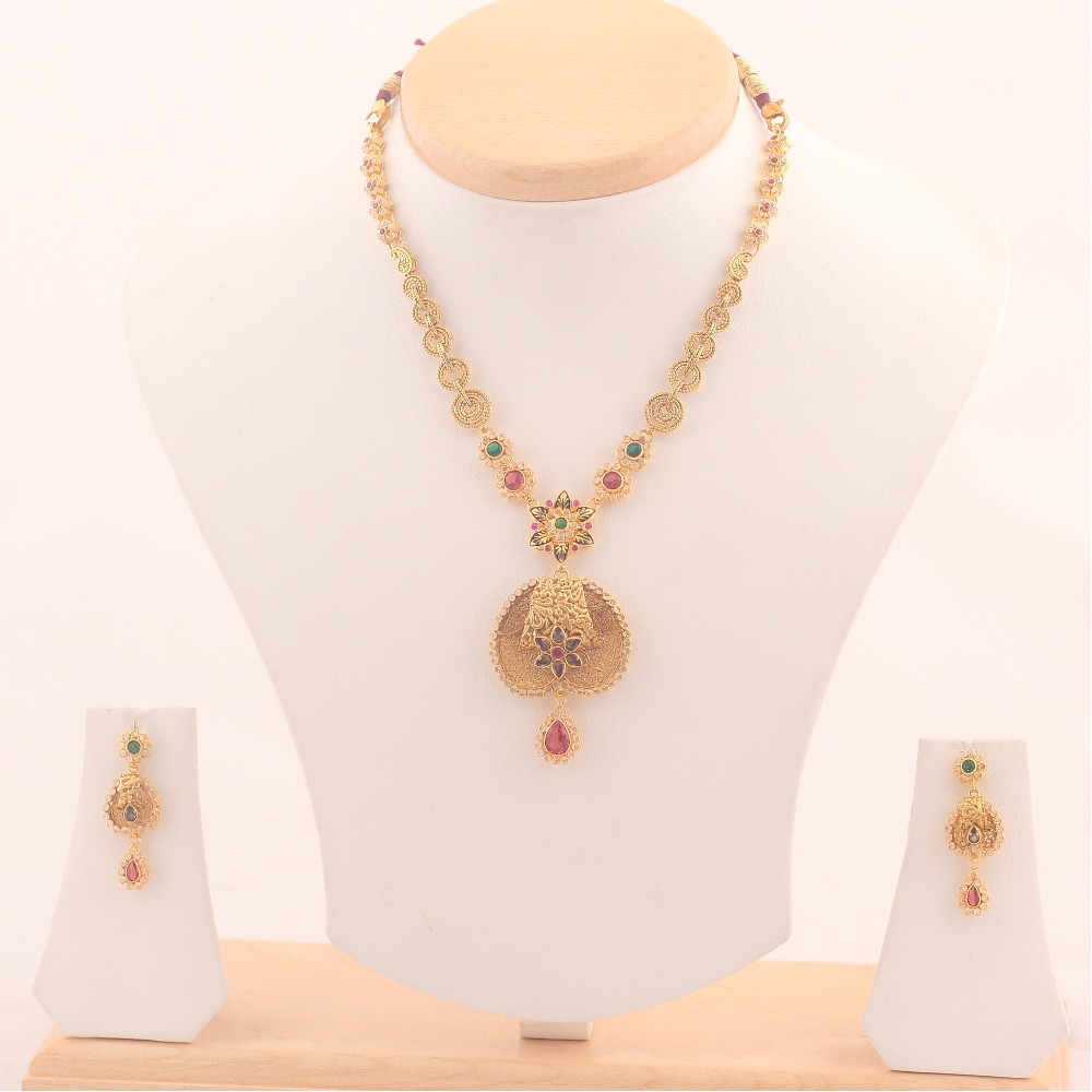 22 kT Gold Best Necklace Set