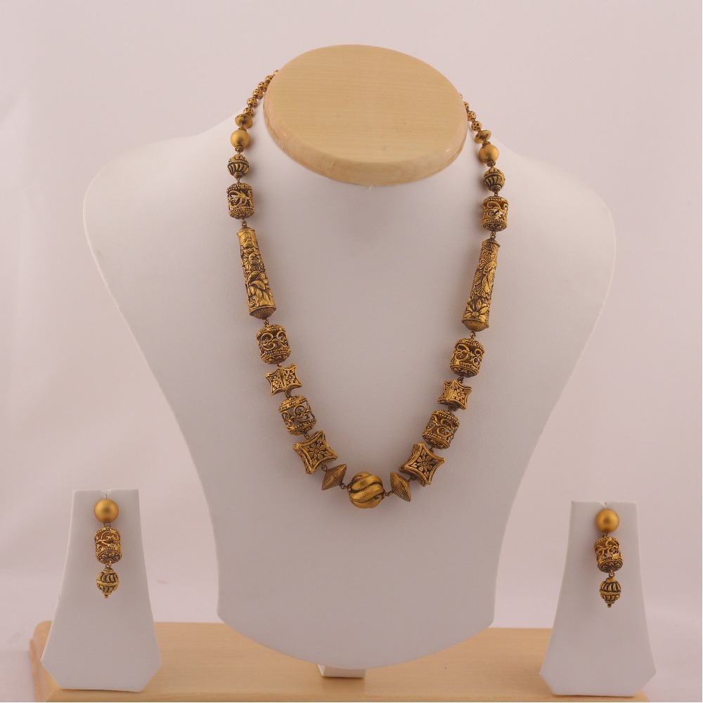 916 Gold Antique Necklace Set