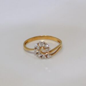 18K gold diamond ring agj-lr-142