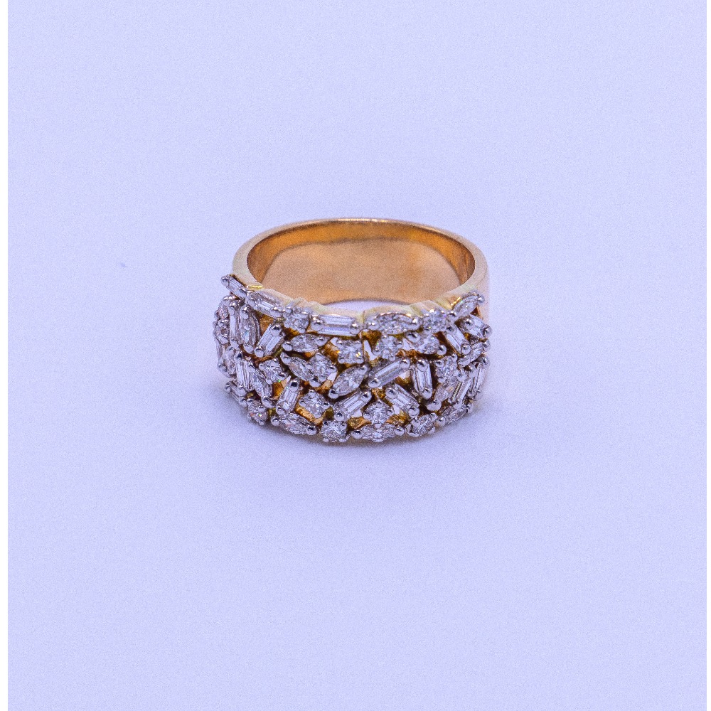 18k gold diamond thumb ring agj-lr-229