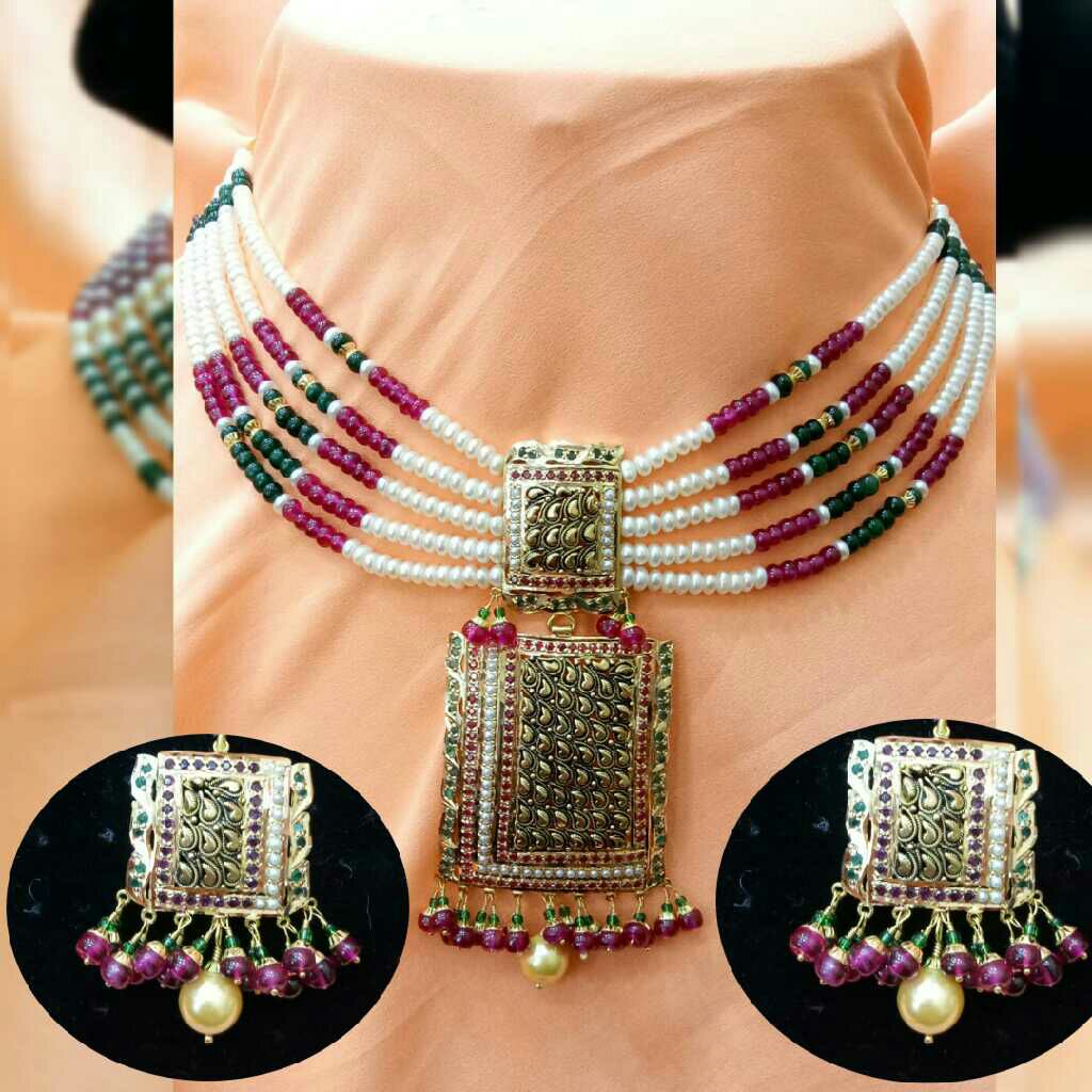 Antique Jadau Choker Set
