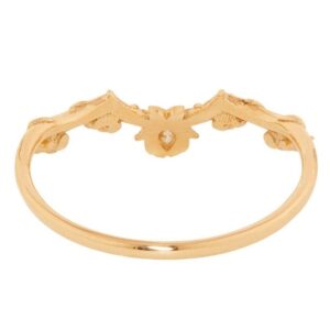 Yellow gold 18KT vVS1EF DIAMOND RING