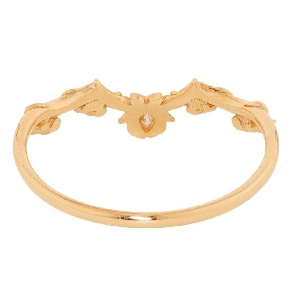 Yellow gold 18KT vVS1EF DIAMOND RING
