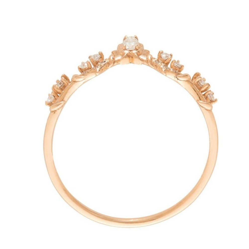 Yellow gold 18KT vVS1EF DIAMOND RING
