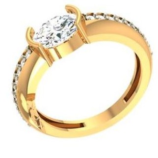 Oval Shape Diamond Ring