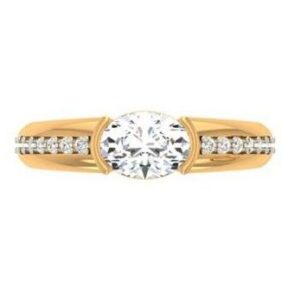 Oval Shape Diamond Ring