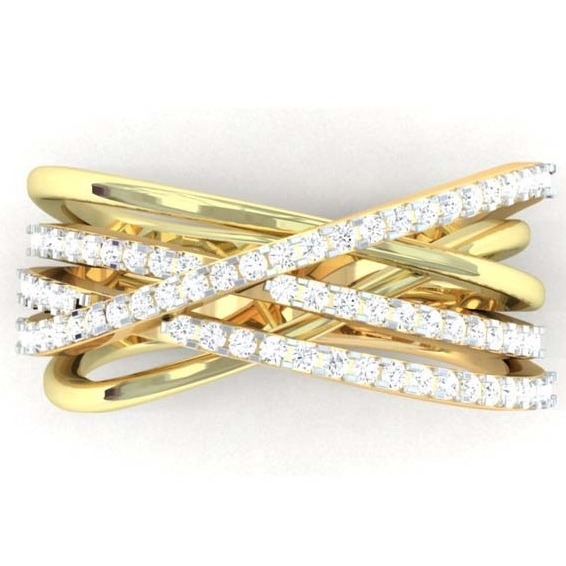 yellow gold 18kt diamond ring
