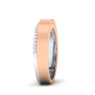 Rose gold Diamond Ring Ladies band