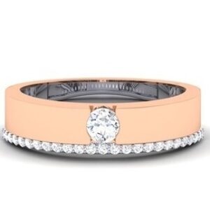 Rose gold Diamond Ring Ladies band