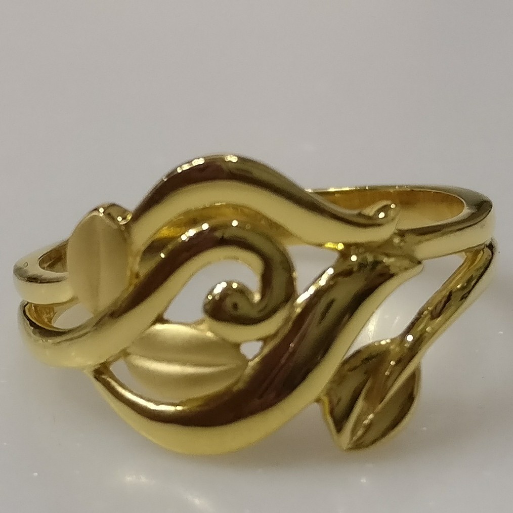 916 Plain casting Ladies leaf ring