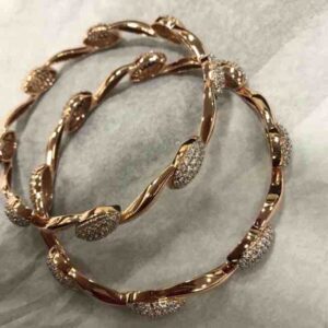 916 Gold Exclusive CZ Bangles