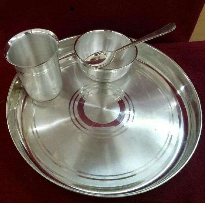 Silver Indian Wedding Dinner Set