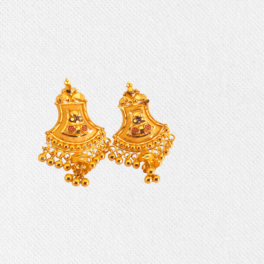 Gold 916 Earrings