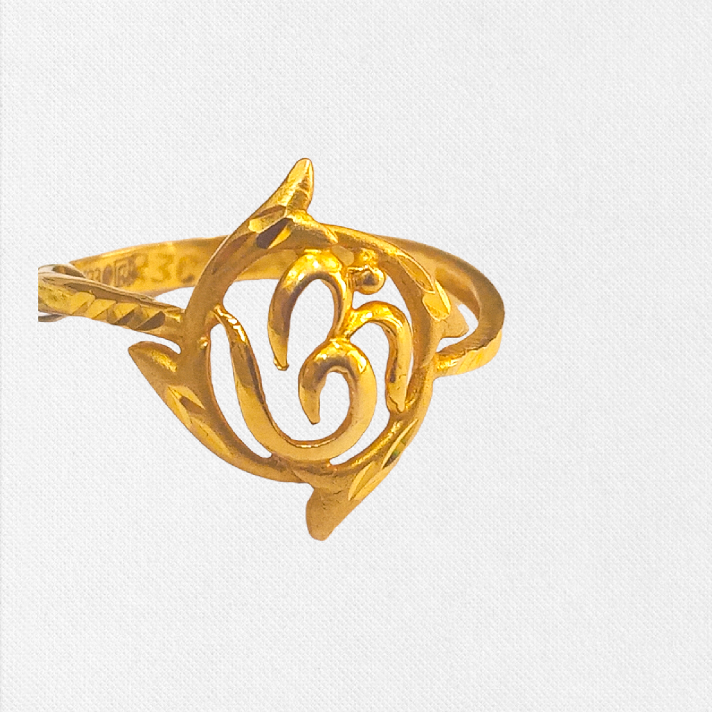 Gold 20kt Casting Ladies Ring