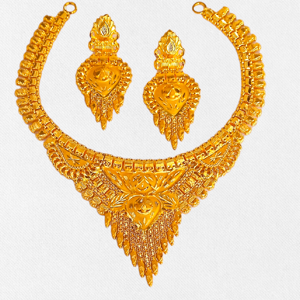 Gold Antique Bridal Necklace set