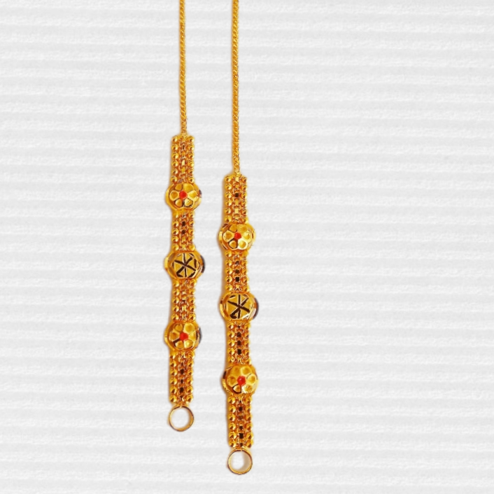 916 gold fabulous design earchain