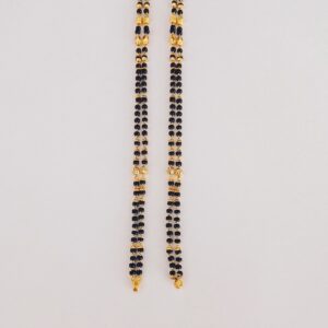 Gold mangalsutra double line ser