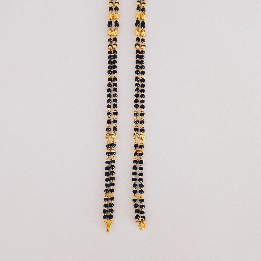Gold mangalsutra double line ser