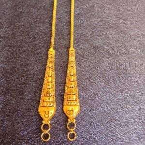 Gold ear chain
