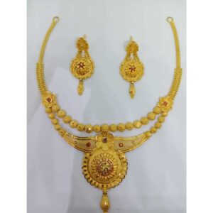 916 gold antique necklace set bj-n09