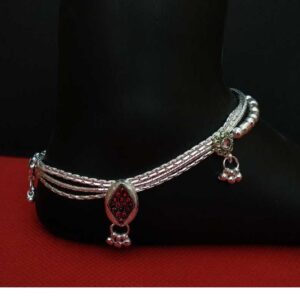 Silver Fancy Natural Designer Payal