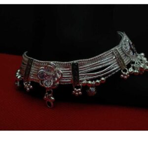 Silver Antique Designer Payal