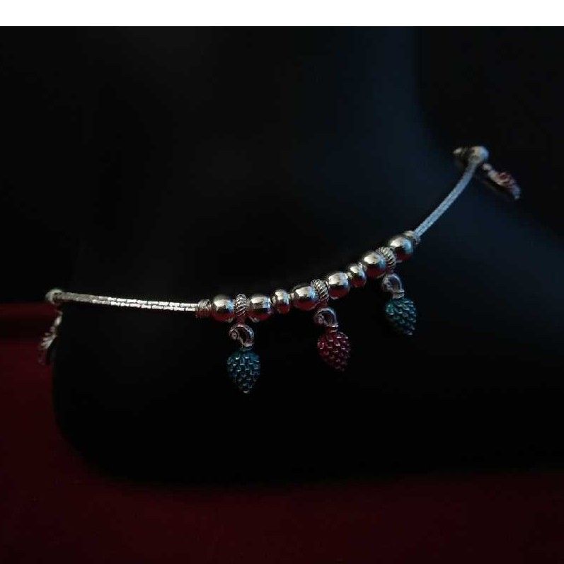 Silver Indian Stylish Heart Payal