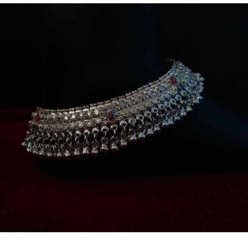 Silver Designer Traditional D Payal