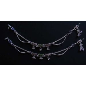 Silver Designer Indian Oxidised Payal