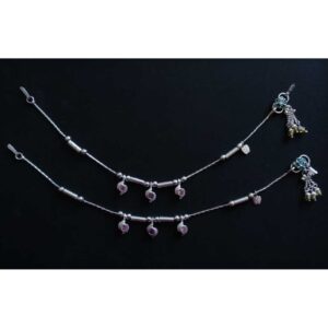 Silver Traditional Indian Modern Payal