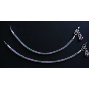 Silver Indian Modern Attractive Anklets