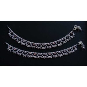Silver Indian Attractive Judda Payal