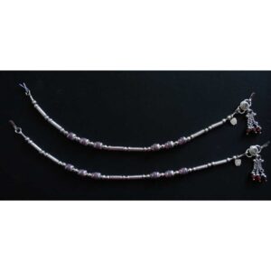 Silver Fancy Moti Payal