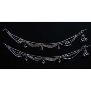 Fancy Silver Indian Payal