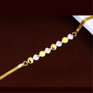 18k Gold Plain Design Ladies Bracelet