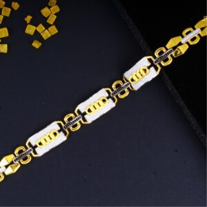 gold simple Gents bracelet  37