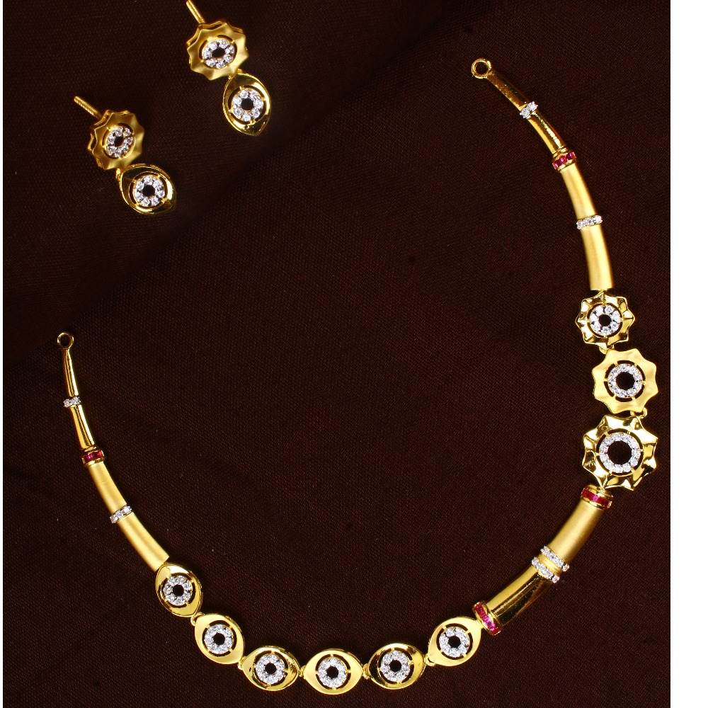 gold fashionable diamond Necklace set  30
