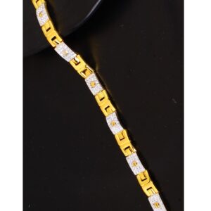 18k Gold Fancy Mens Bracelet
