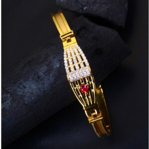 gold shining pink stone diamond Bracelet 22